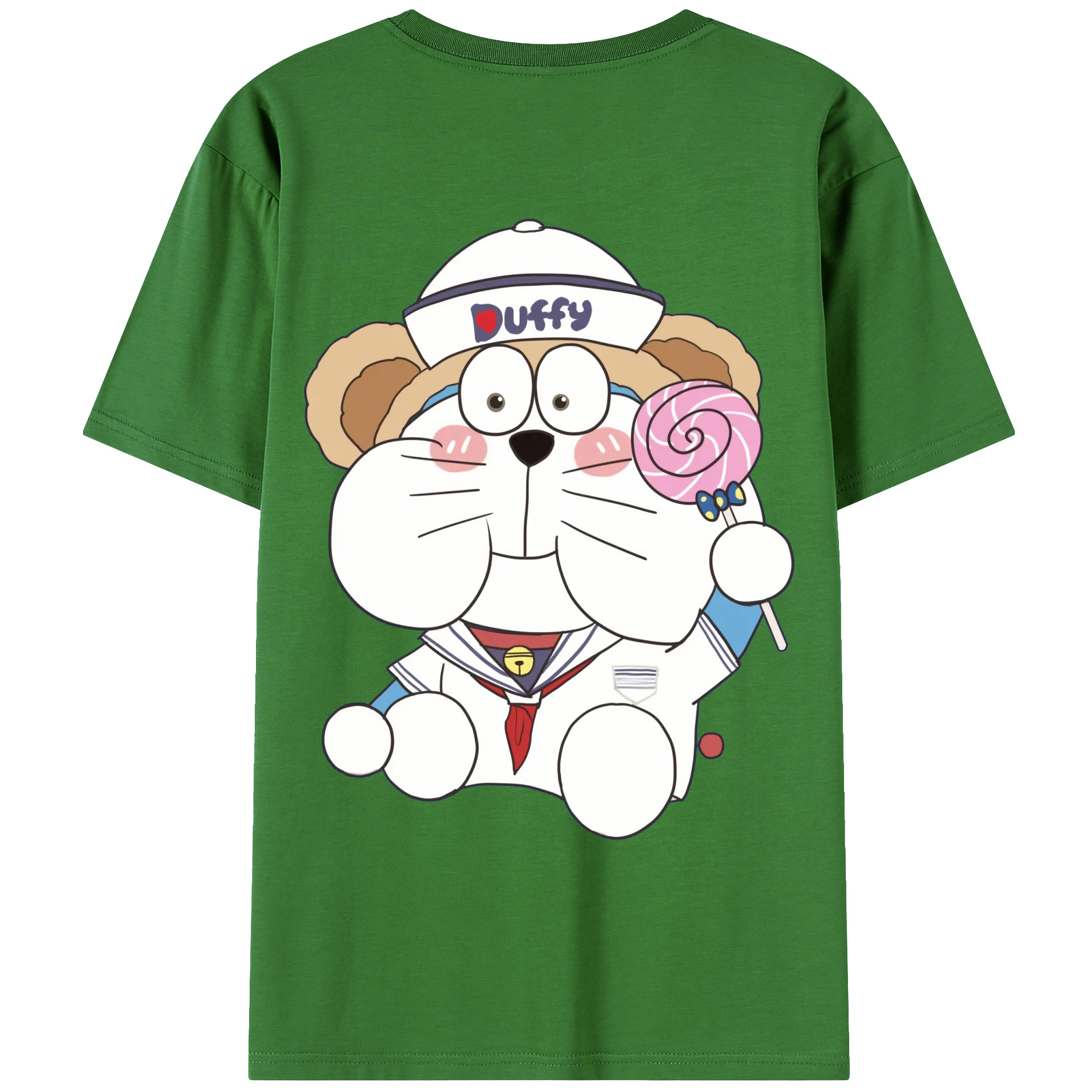 （画像用） ドラえもん Doraemon レディース半袖Tシャツ(バックプリント)